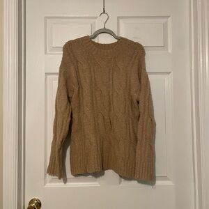 American Eagle Cable Knit Oversized Sweater